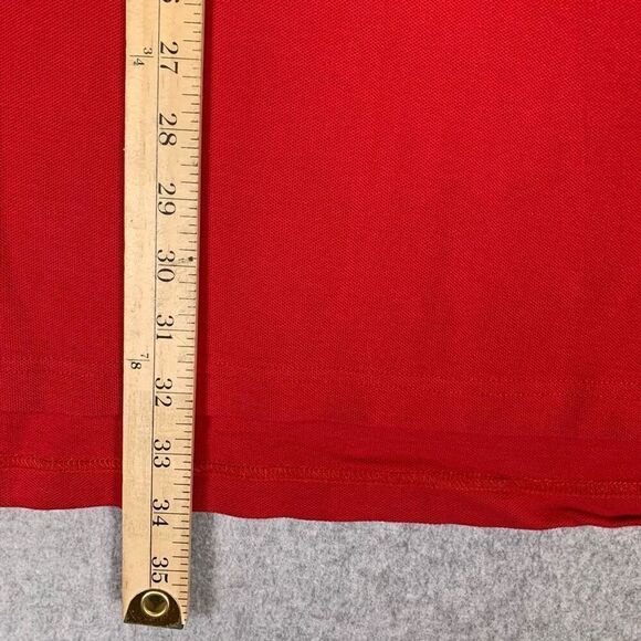 Duluth Men’s Size 3XL Long Sleeve Collared Polo Shirt Red Cotton 3 Button NWT - Picture 2 of 8